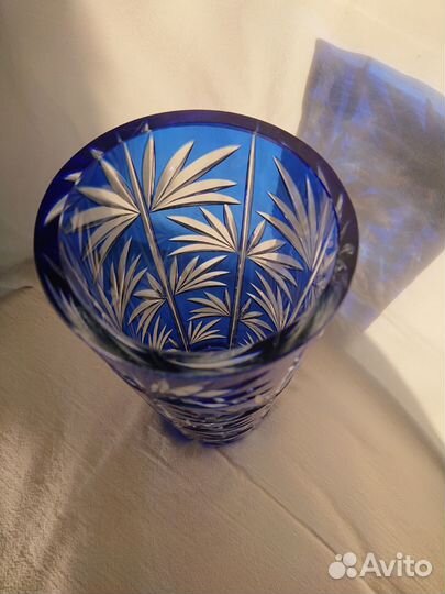 Ваза цветного стекла СССР