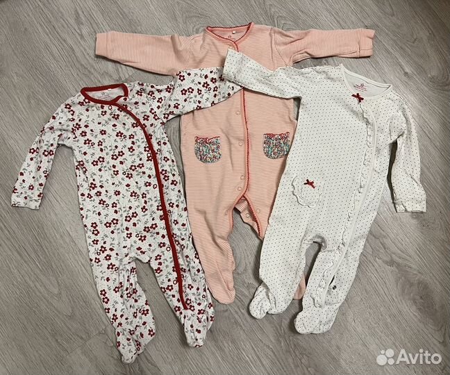 Next (Некст) Carters (Картерс) боди, слипы, сет