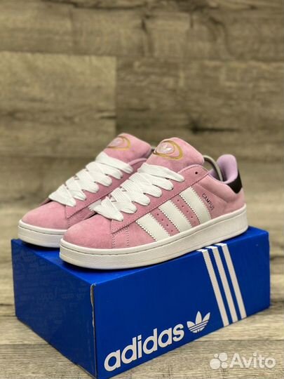 Кроссовки Adidas Campus Pink (36-40)