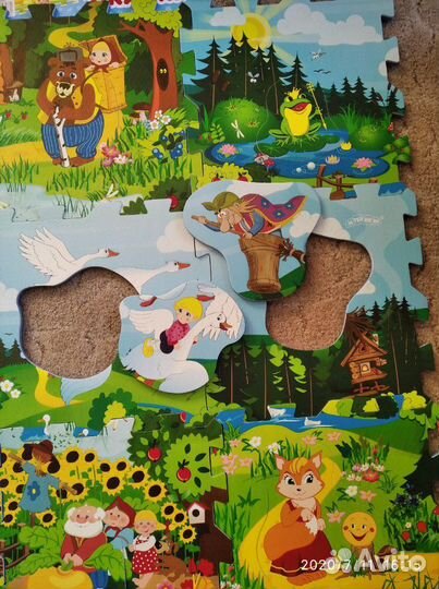 Игровой коврик пазл