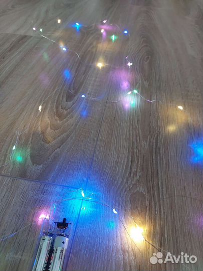 Светодиодная нить, проволока гирлянда