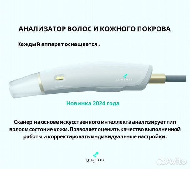 Аппарат для эпиляции Lumines’ Max’Pro 2000