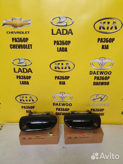 Наружная ручка двери Hyundai accent