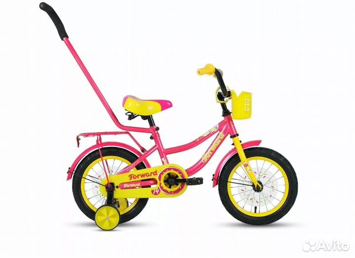 Велосипед Форвард для девочки 14 дюймов (3-5 лет)