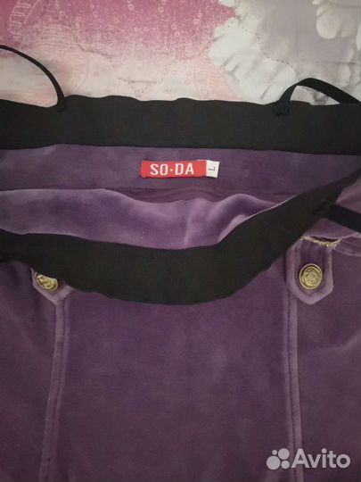 Топик бархатный женский