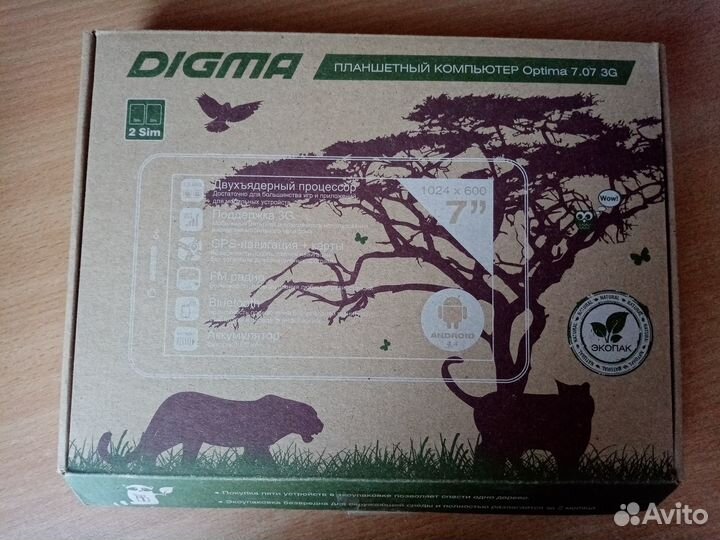 Планшетный компьютер Digma Optima 7.07 3G