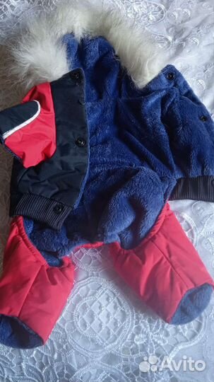 Комбинезон тёплый для очень маленькой собачки