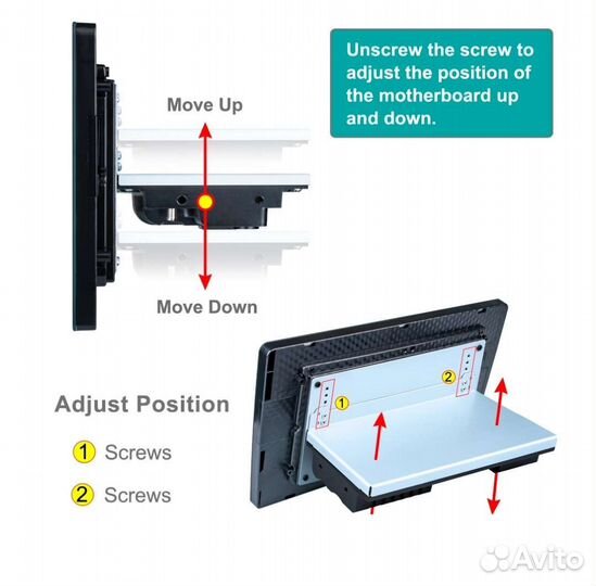 Магнитола 1Din На Андроиде с Экраном 10 Дюймов2/32