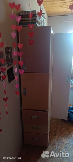 Двухъярусная кровать бу с матрасами