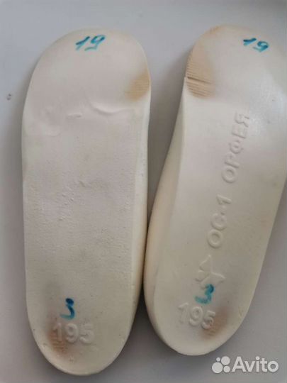 Ортопедические стельки 19 см