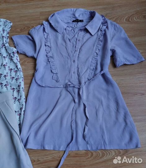 Комплект женской одежды сиреневый 42-44