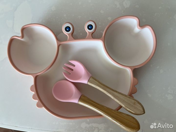 Детская посуда для кормления силиконовая