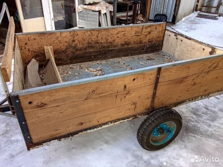 Прицеп для мотоблока самодельный,минитрактора