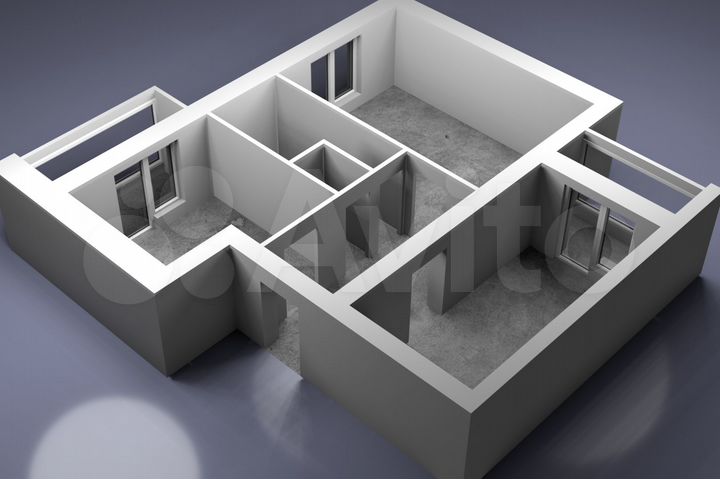 2-к. квартира, 66 м², 2/4 эт.