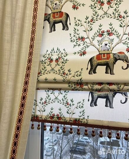 Римские шторы Индивидуально