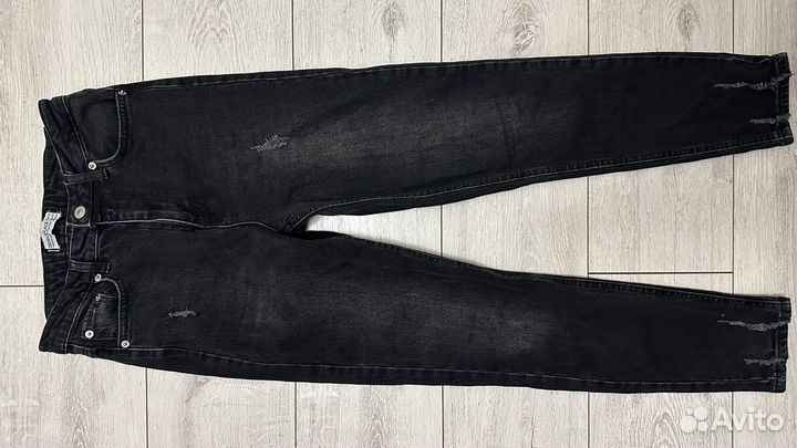 Кожаные брюки женские 42