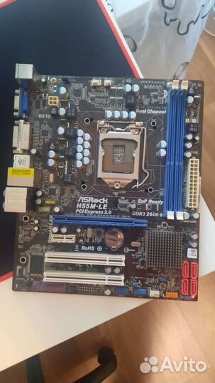 Материнская плата ASRock h55m-le