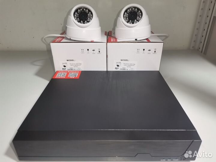 Комплект видеонаблюдения AHD аналоговый 4 камеры