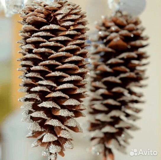 Шишка еловая для декора