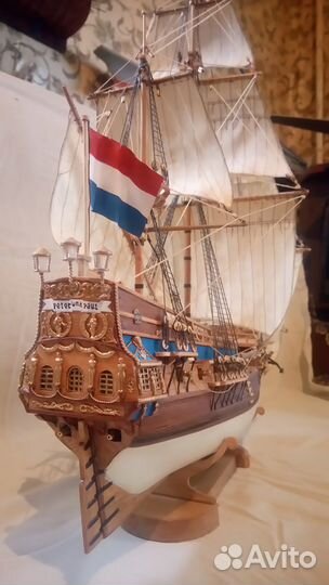 Модель корабля фрегат, Петр и Ппавел