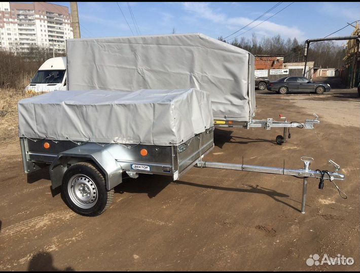 Легковой оцинкованный прицеп Вектор