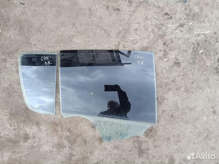 Стекло задней правой двери Renault Sandero