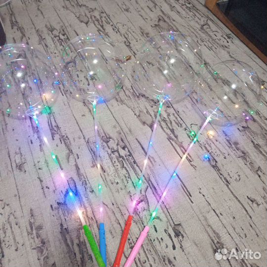 Надувной светящийся шар бобо