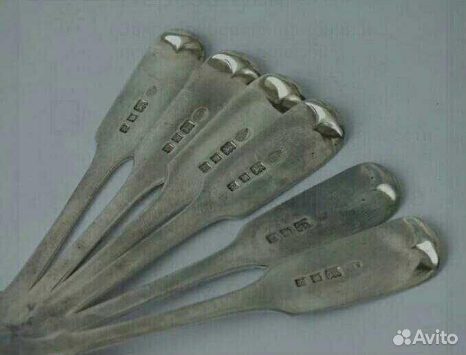 Ложки серебро чайные