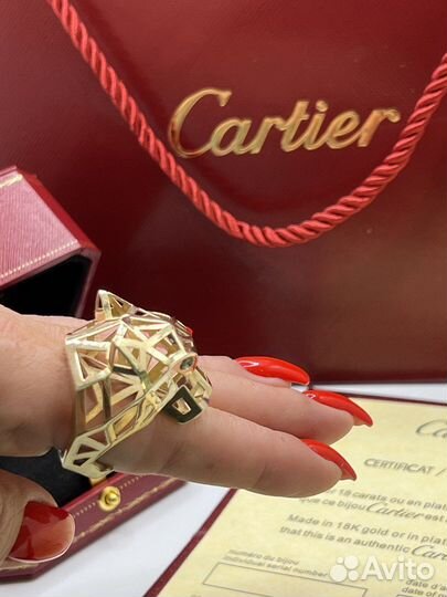 Кольцо Cartier золото Картье