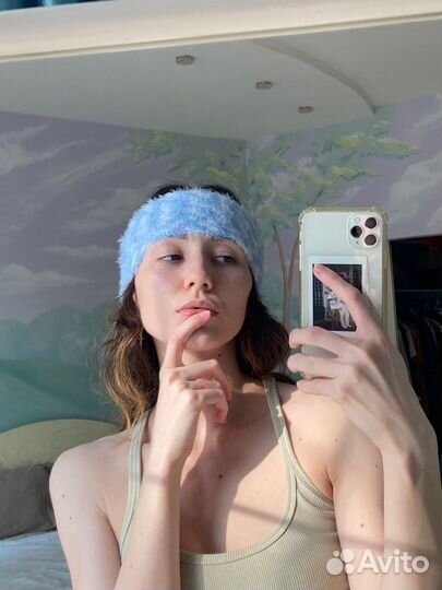 Повязка на голову широкая