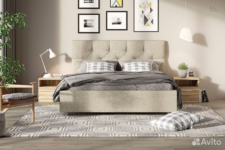 Кровать с основанием 140x200 Bari