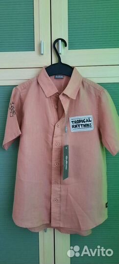 Gulliver рубашка для мальчика 140 см