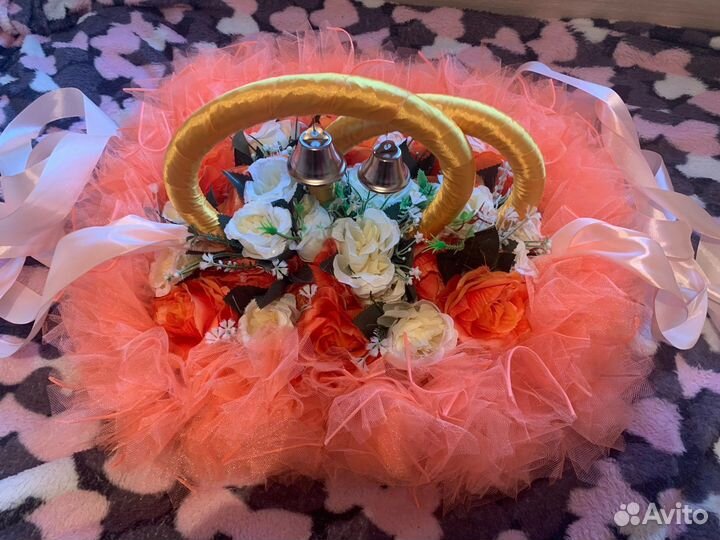 Кольца на свадебный авто