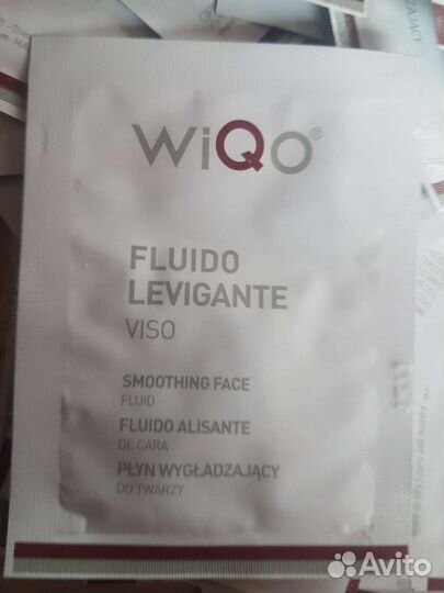 Разглаживающий флюид wiqo с гликолев кислотой 2мл
