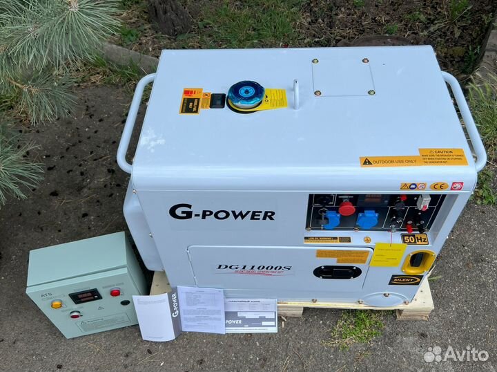 Дизельный генератор 10 kW g-power