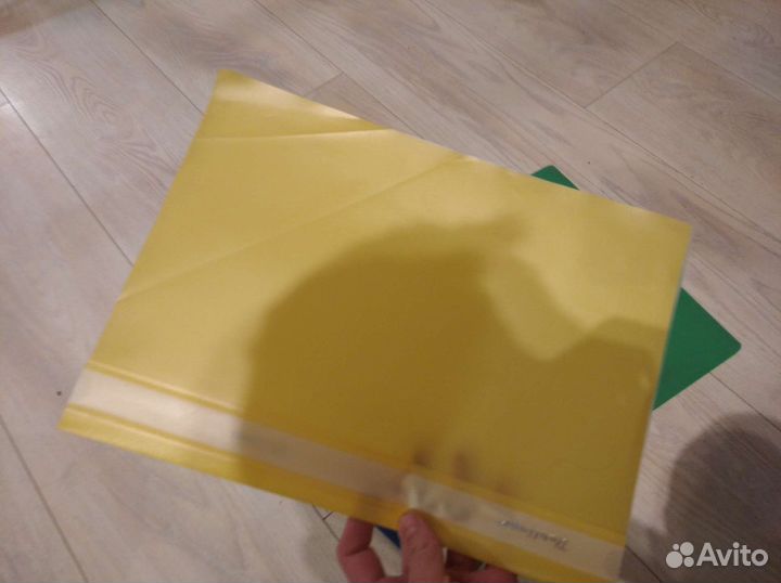 Папка скоросшиватель А4 с карманом