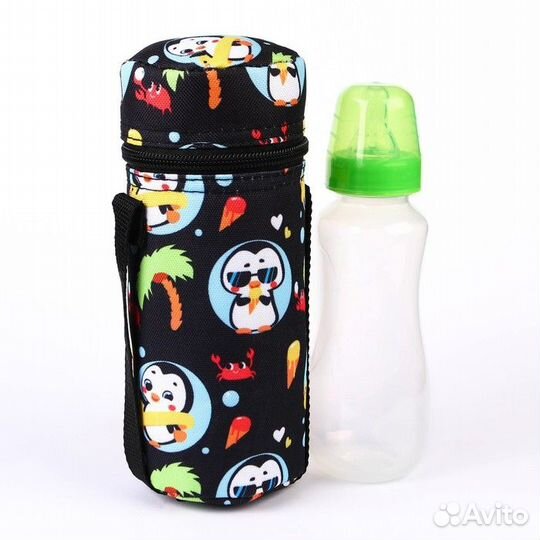 Термо-чехол для бутылочки «тренд. Пингвин», форма