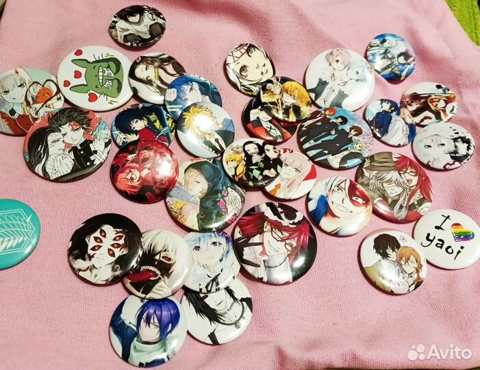 Значки с аниме