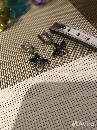 Серебряные серьги