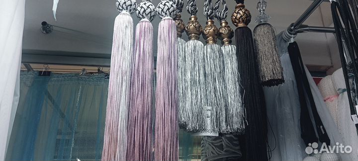 Кисть, декор для штор