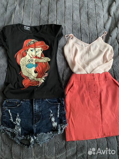 Пакет молодежной летней брендовой одежды