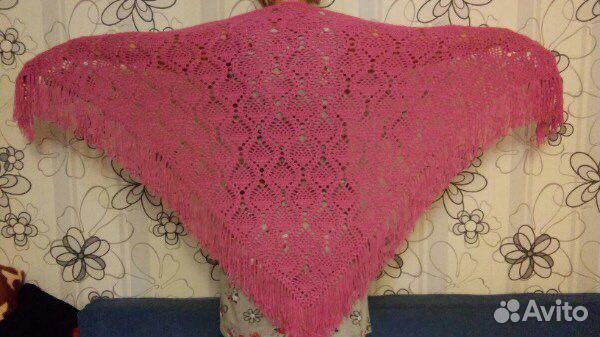 Шаль ручной работы