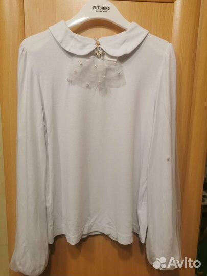 Блузка школьная 146 см alolika