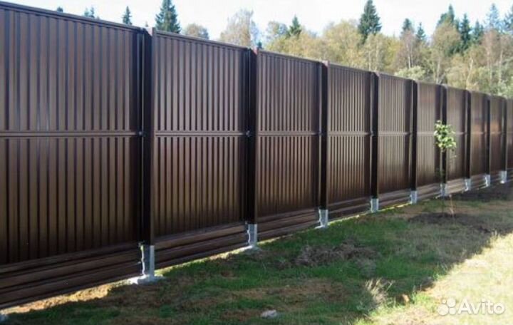 Забор металлический качественно качественно