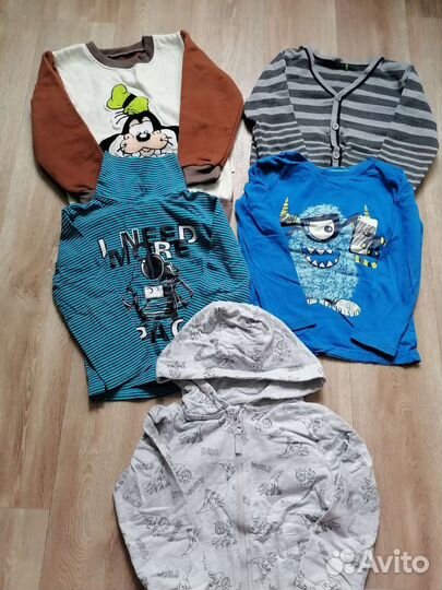 Вещи пакетом на мальчика 104-110-116-122