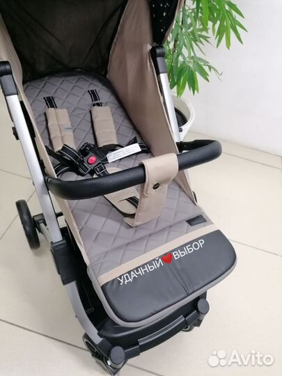 Новая коляска Luxmom T9 (бежевый)