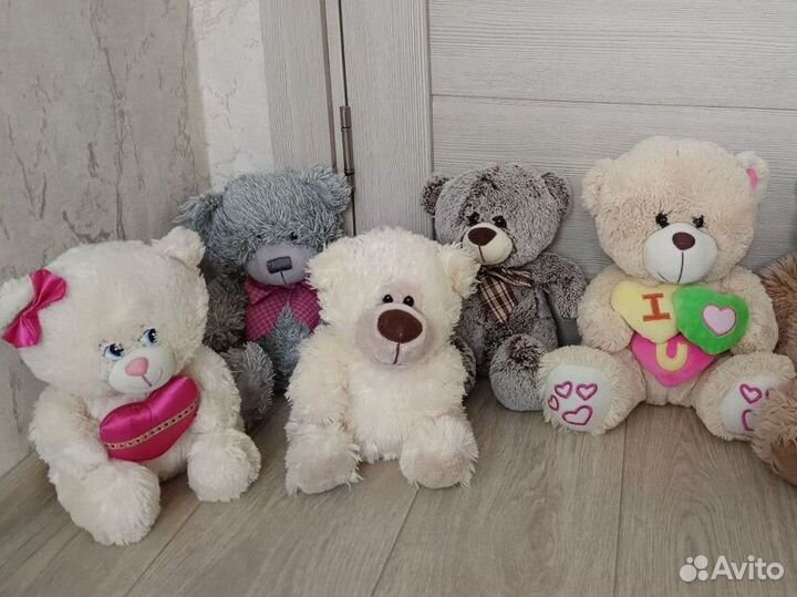 Мишки на 8 марта подарок девушке мягкие игрушки