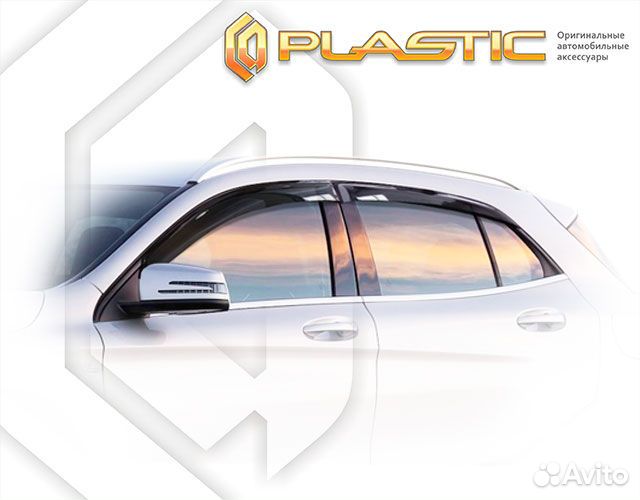 Ветровики дверей Mercedes-Benz GLA 2013–н.в