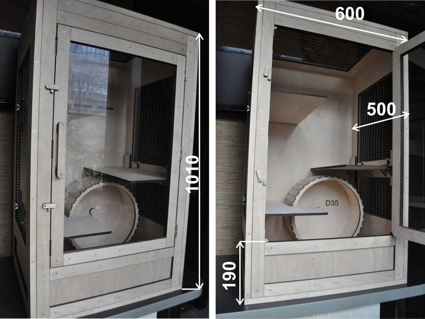 Клетка (витрина) для грызунов