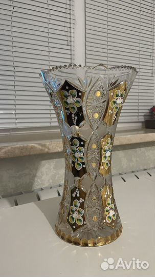 Ваза для цветов богемия